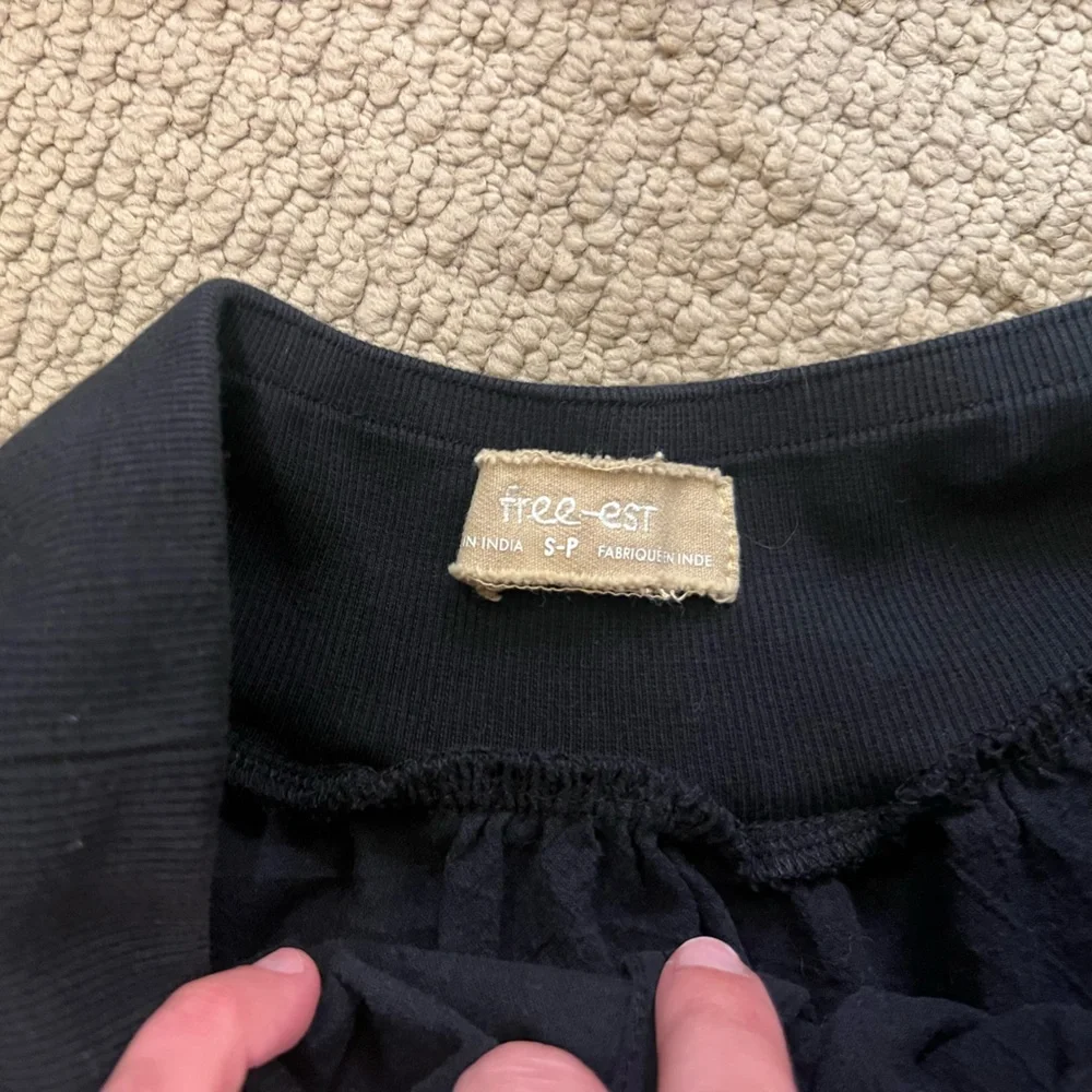 Free People Black A-Line Skirt and T-shirt Set - Picture 7 of 9